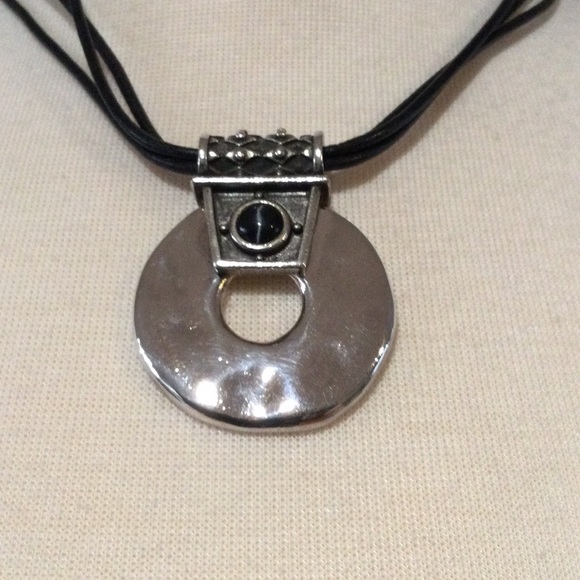 Chico's Triple Cord Foundation Pendant Necklace - Picture 2 of 16
